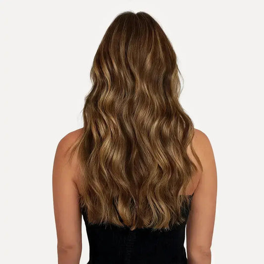 Naturlig Mörkbrun Balayage R2-4/8 Bsextensions