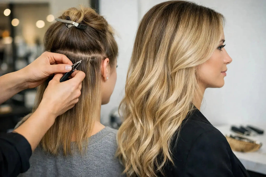 Guide till osynlig skarv med extensions