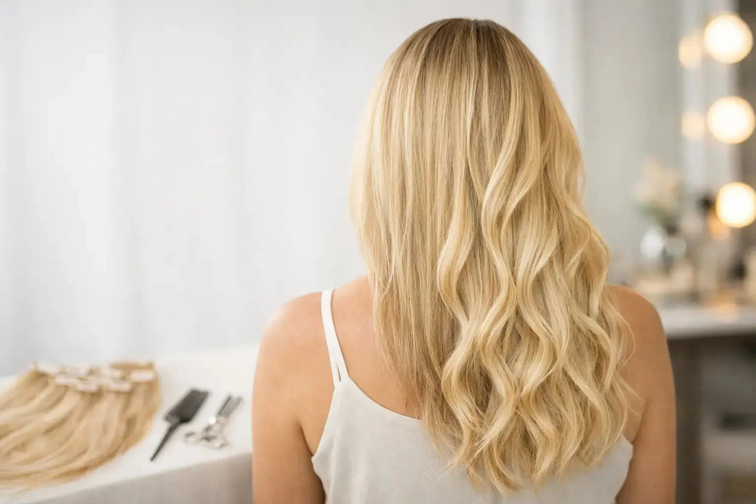 Bästa extensions för tunt hår utan att synas