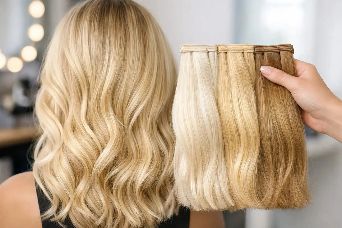 Guide för rätt nyans blond löshår