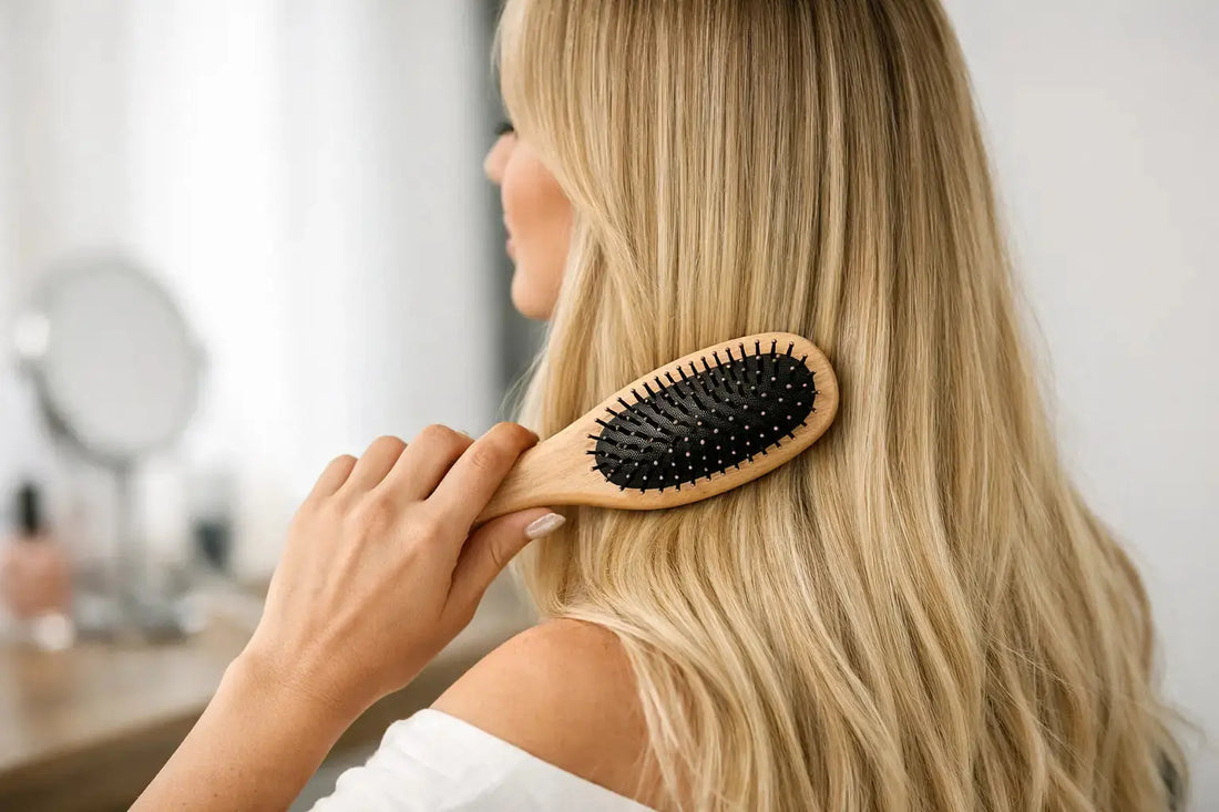 Hur borstar man extensions utan tovor?