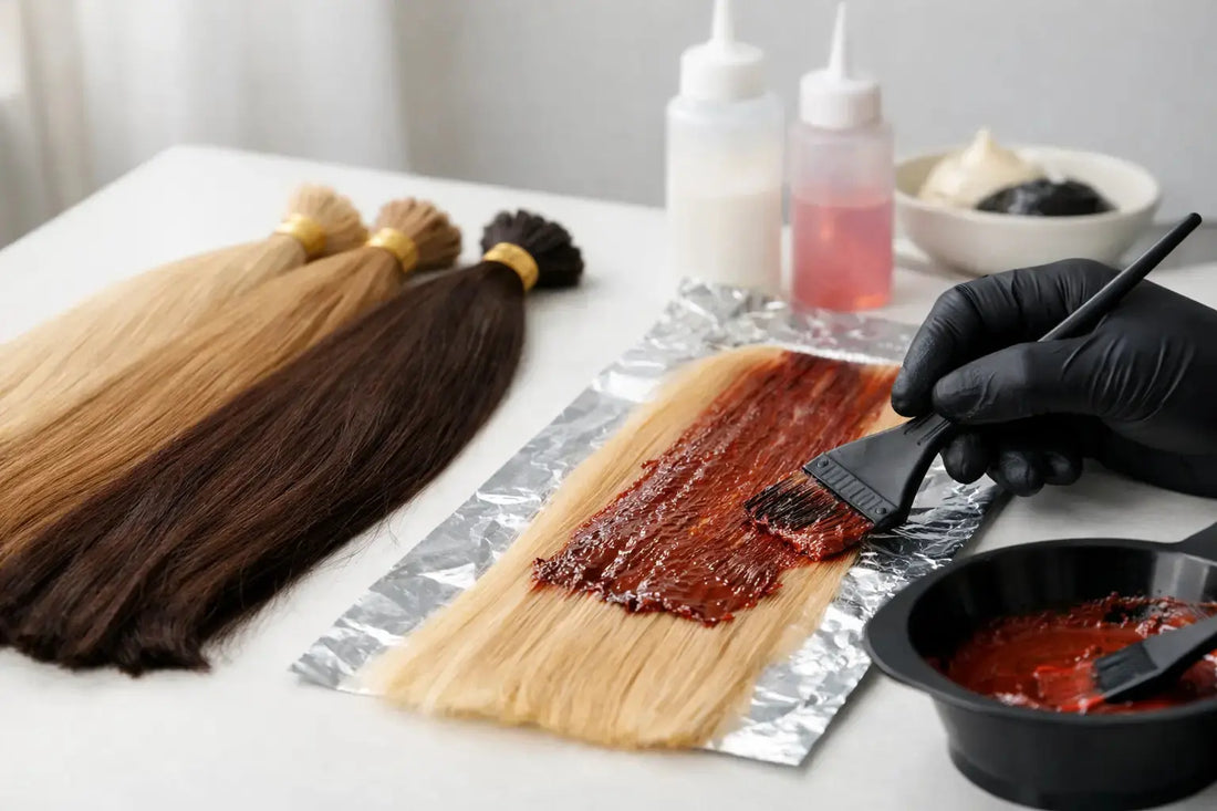 Kan man färga remy hair extensions?