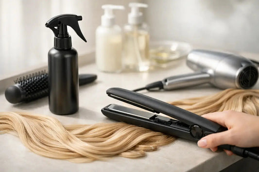 Guide till värmeskydd för hair extensions