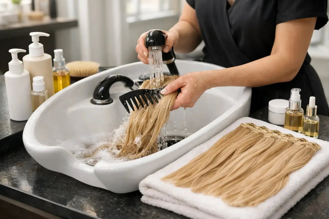 Hur ofta ska man tvätta hair extensions?
