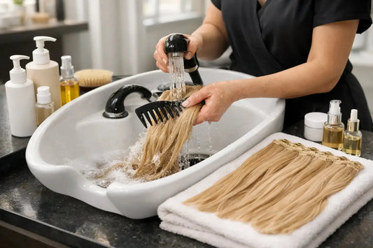 Hur ofta ska man tvätta hair extensions?