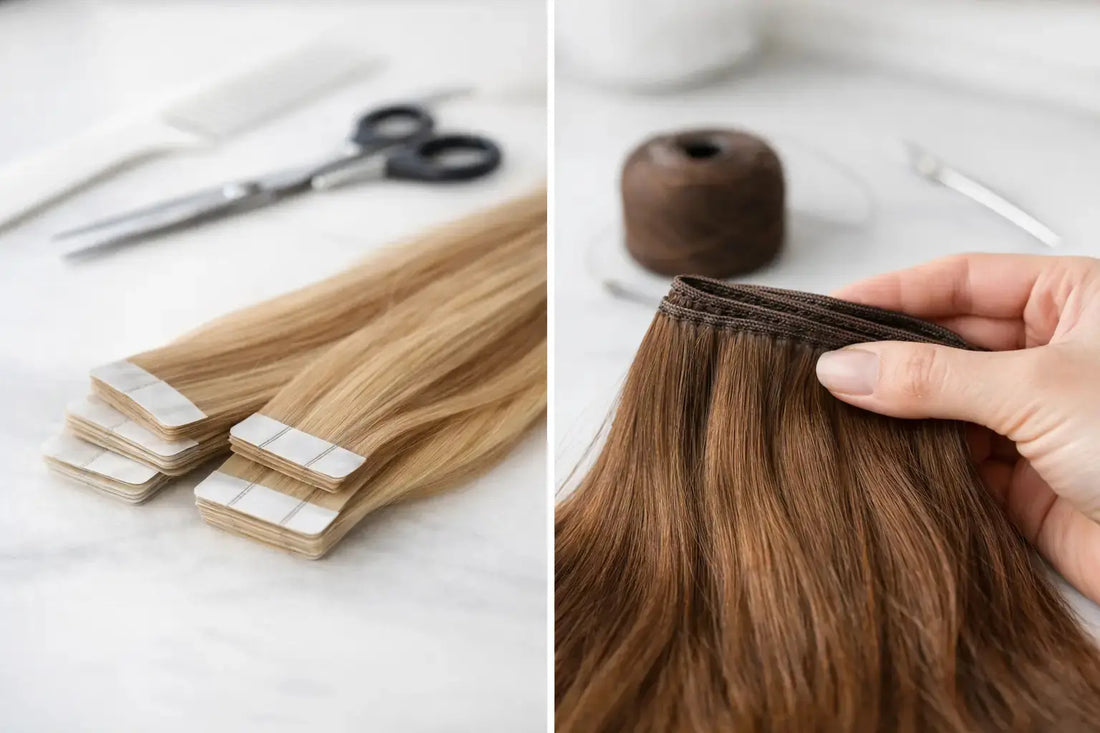 Tape in vs weft - vad passar mig?
