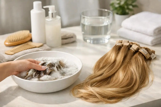 Hur tvättar man remy löshår hemma rätt?
