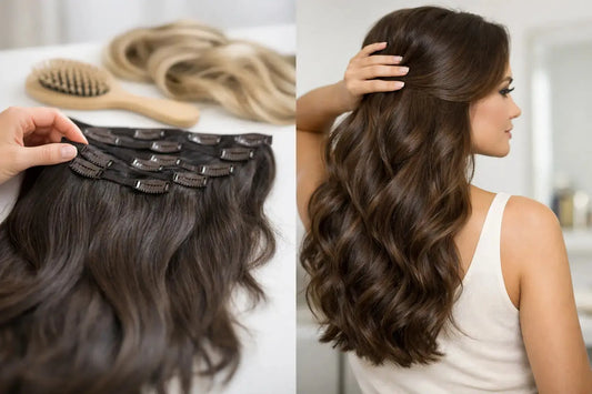 Bästa clip in set för tjockt hår - så väljer du