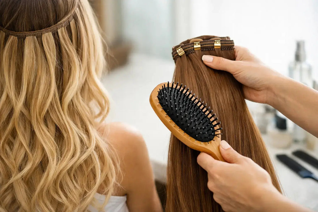Guide till skötsel av Remy hår extensions