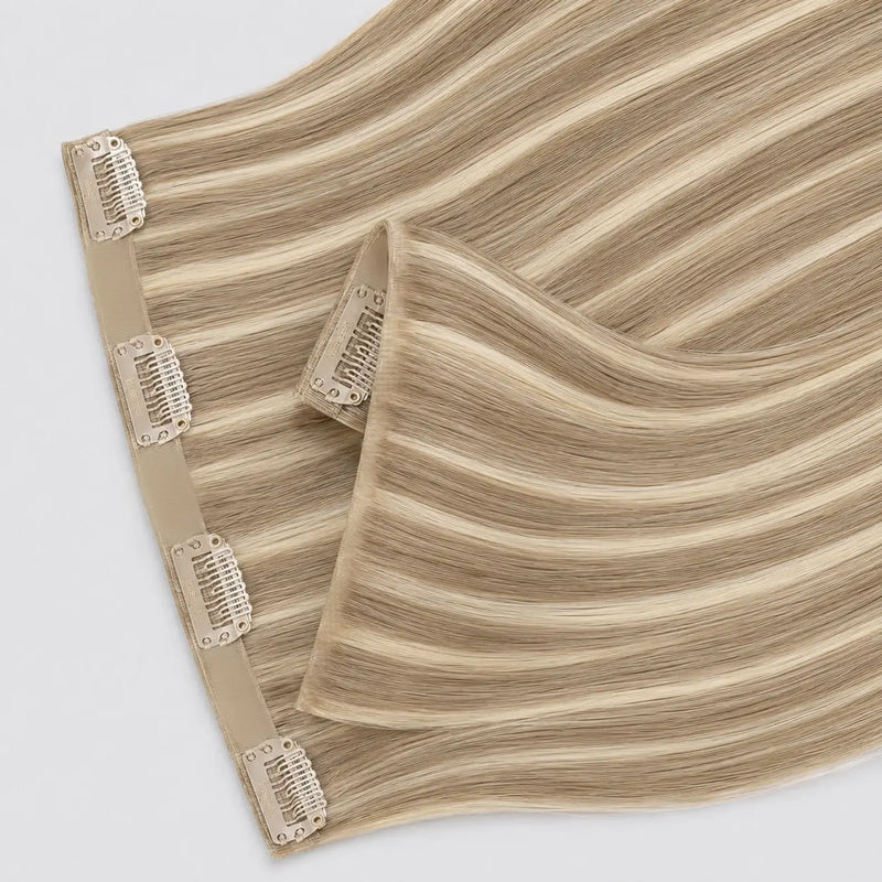Invisible Clip-in 16/22 – Gyllene Mörkblond Bsextensions