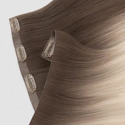 Invisible Clip-in 3/8/613 – Mörkblond Balayage Bsextensions