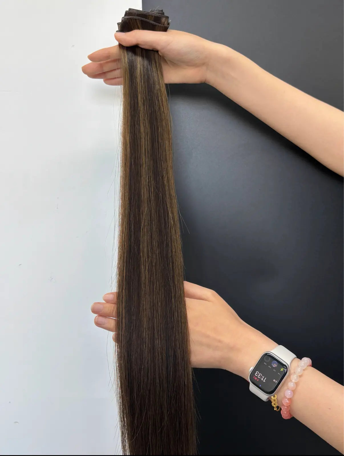 Butterfly Weft - Mörkbrun Balayage 2/2/6 Bsextensions
