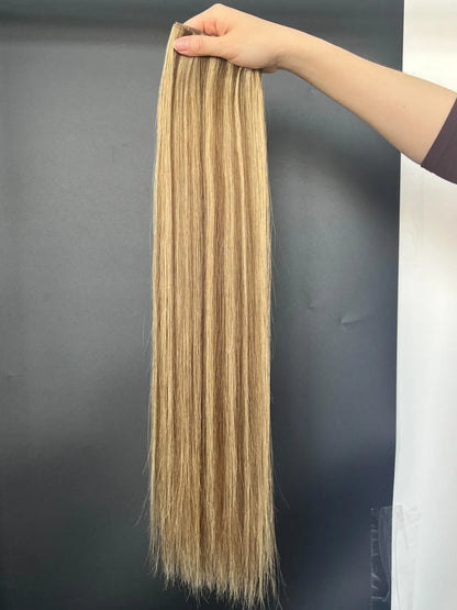 Butterfly Weft - Varm Slingad Blond H6/18 Bsextensions