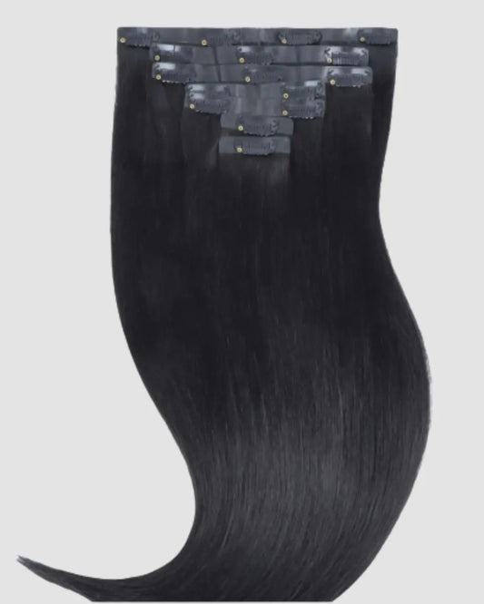 PU Clip-in – Jet Black #1