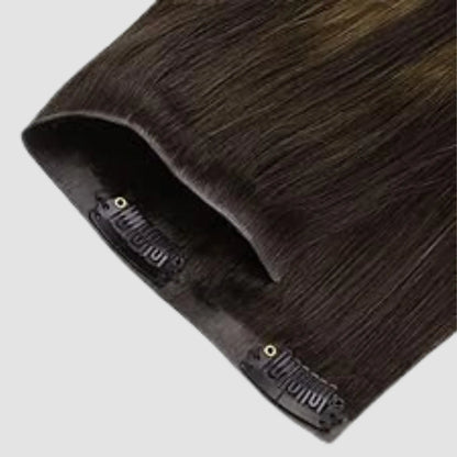 Invisible Clip-in 2/6/2 – Chokladbrun Balayage Bsextensions