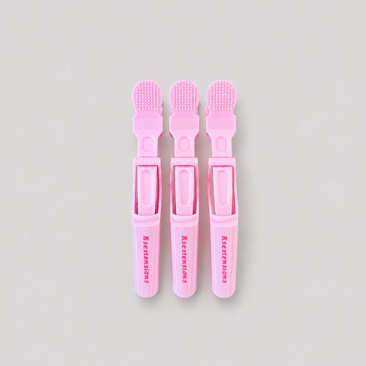 Stor Hårklämma 3-pack – Rosa Bsextensions