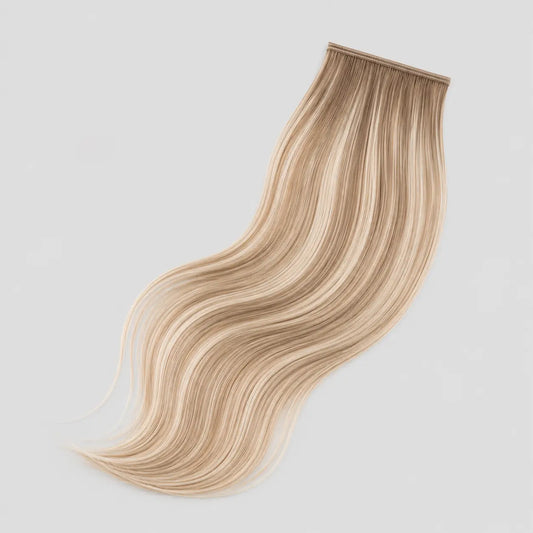 Genius Weft – Gyllene Mörkblond Balayage #P16/22A Bsextensions