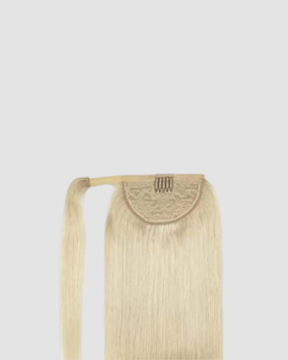 Clip-in Ponytail 60A – Ljus Askblond
