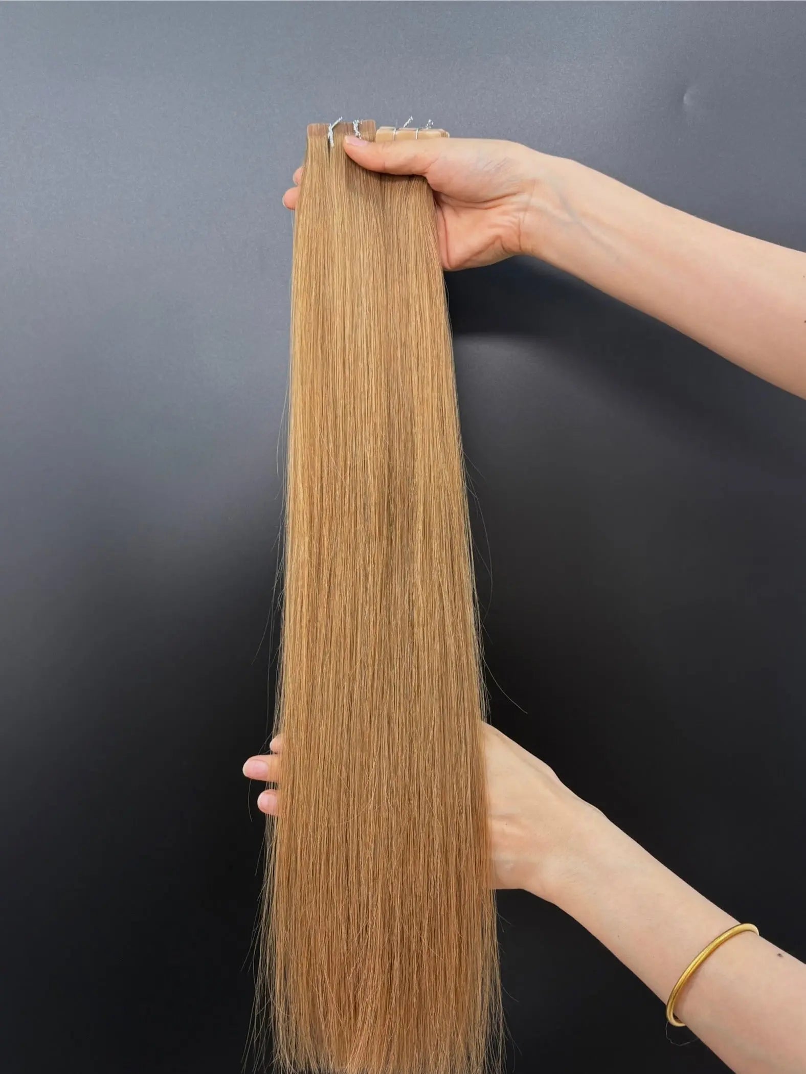 Tape-in Extensions, Naturlig Varm Kopparbrun #8 Bsextensions