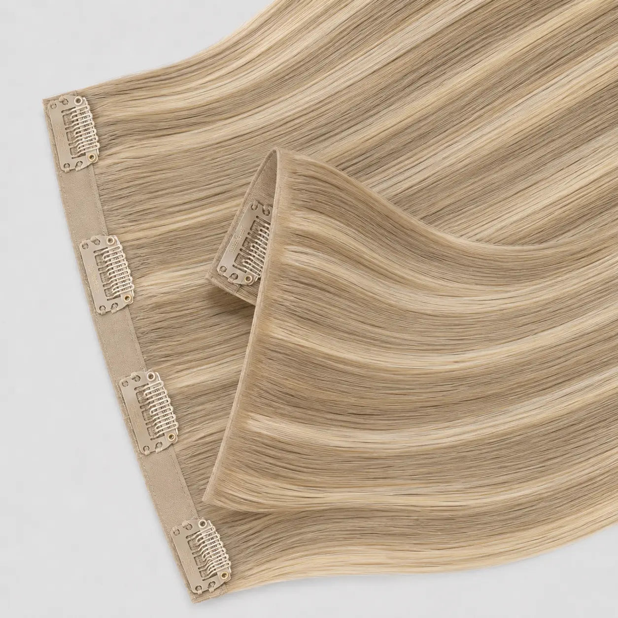 Invisible Clip-in 16/22 – Gyllene Mörkblond Bsextensions
