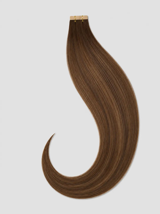 Tape-in Extensions – Varm Brun, #6B Bsextensions