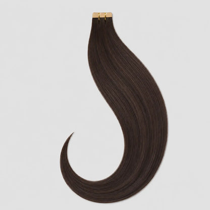 Tape-in Extensions – Klassisk Mörkbrun #4A Bsextensions