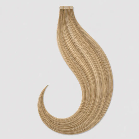 Tape-in Extensions, Naturlig Varm Beige Blond IV Bsextensions