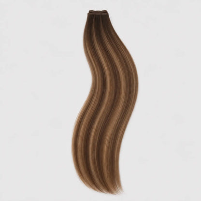 Butterfly Weft – Naturlig Mörkbrun Balayage R2-4/8 Bsextensions