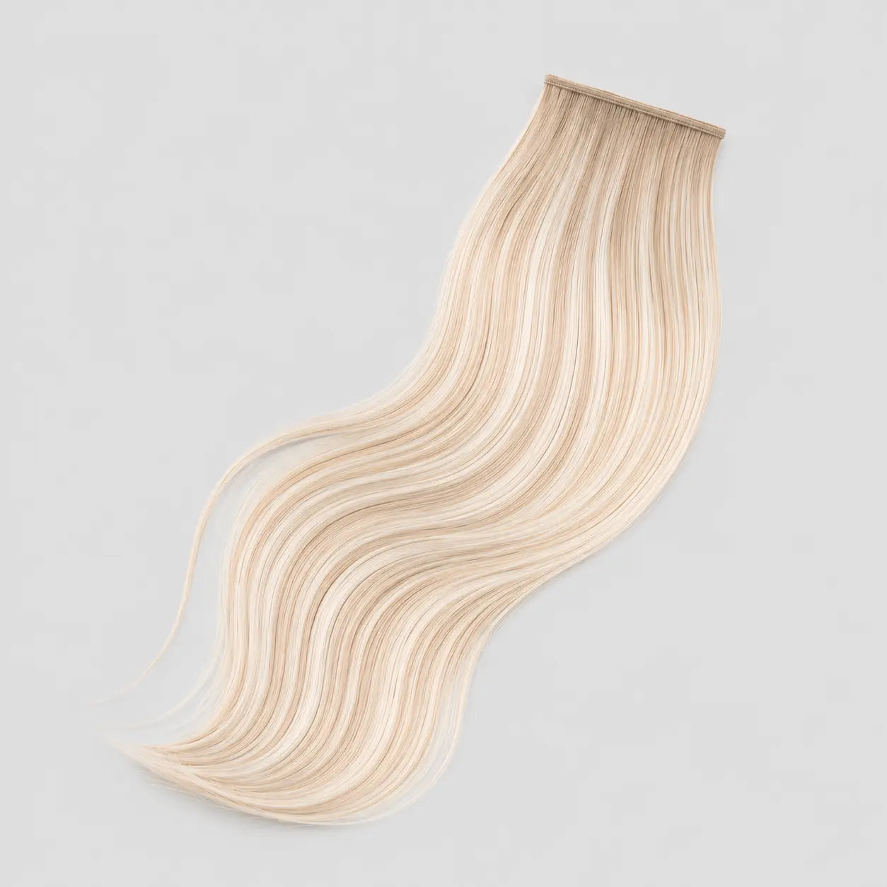 Genius weft, Naturlig Kallblond Balayage 18/60A Bsextensions