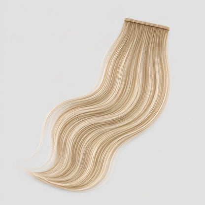 Genius weft, Naturlig Beige Blond Balayage LE Bsextensions