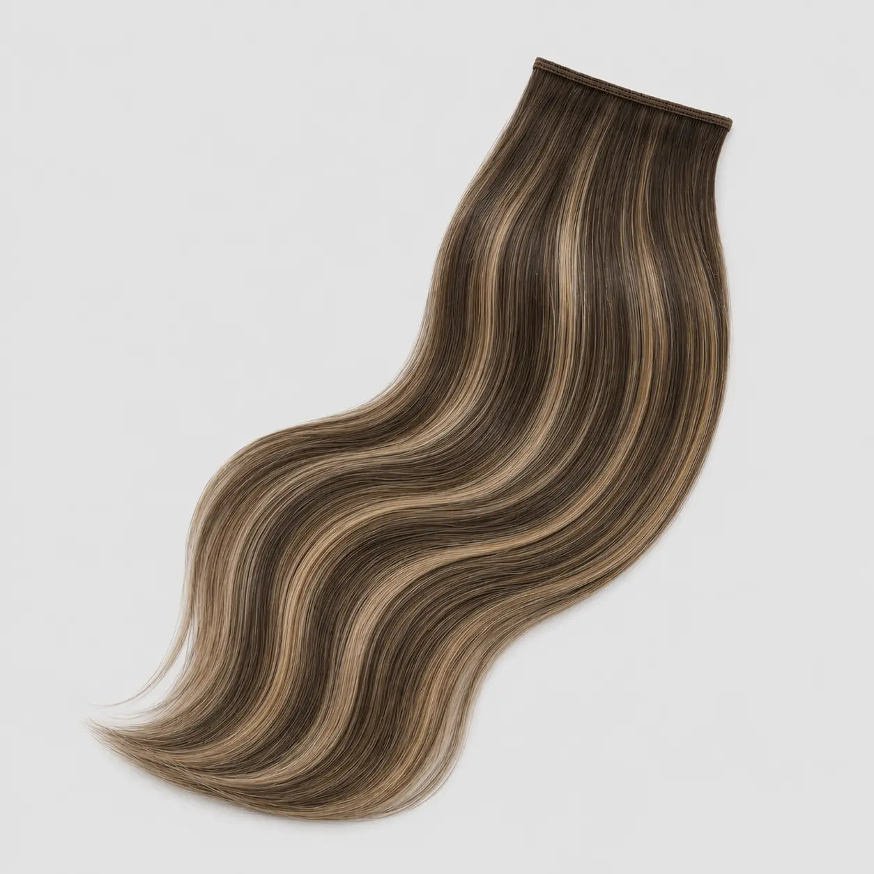 Genius Weft - Djup Brun Balayage med Karamell,#4/27/4 Bsextensions