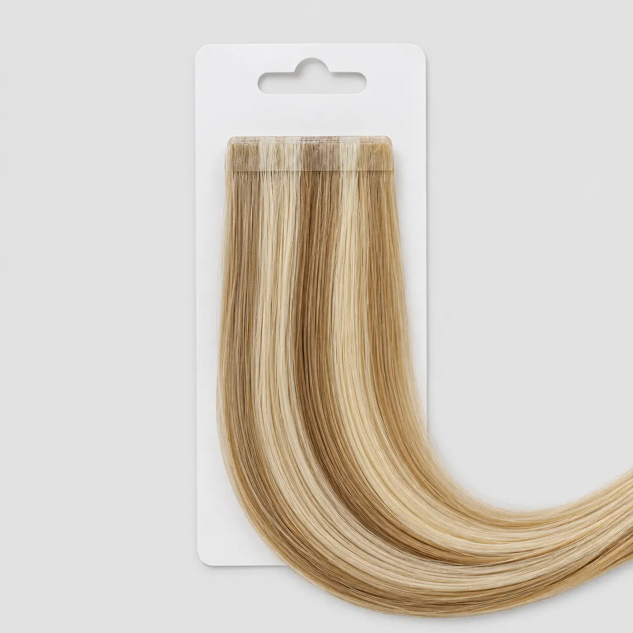 Invisible Tape-in Extensions – Naturlig Blond Balayage #P16/22 Min butik