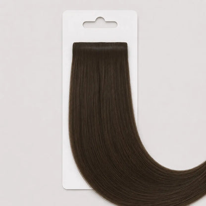 Invisible Tape-in Extensions – Klassisk Mörkbrun #4A Min butik
