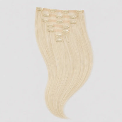 PU Clip-in 60A – Ljus Askblond Bsextensions