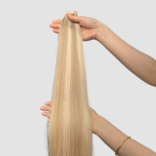 Butterfly Weft - Luxury 18/60A – Beige Blond Balayage Bsextensions