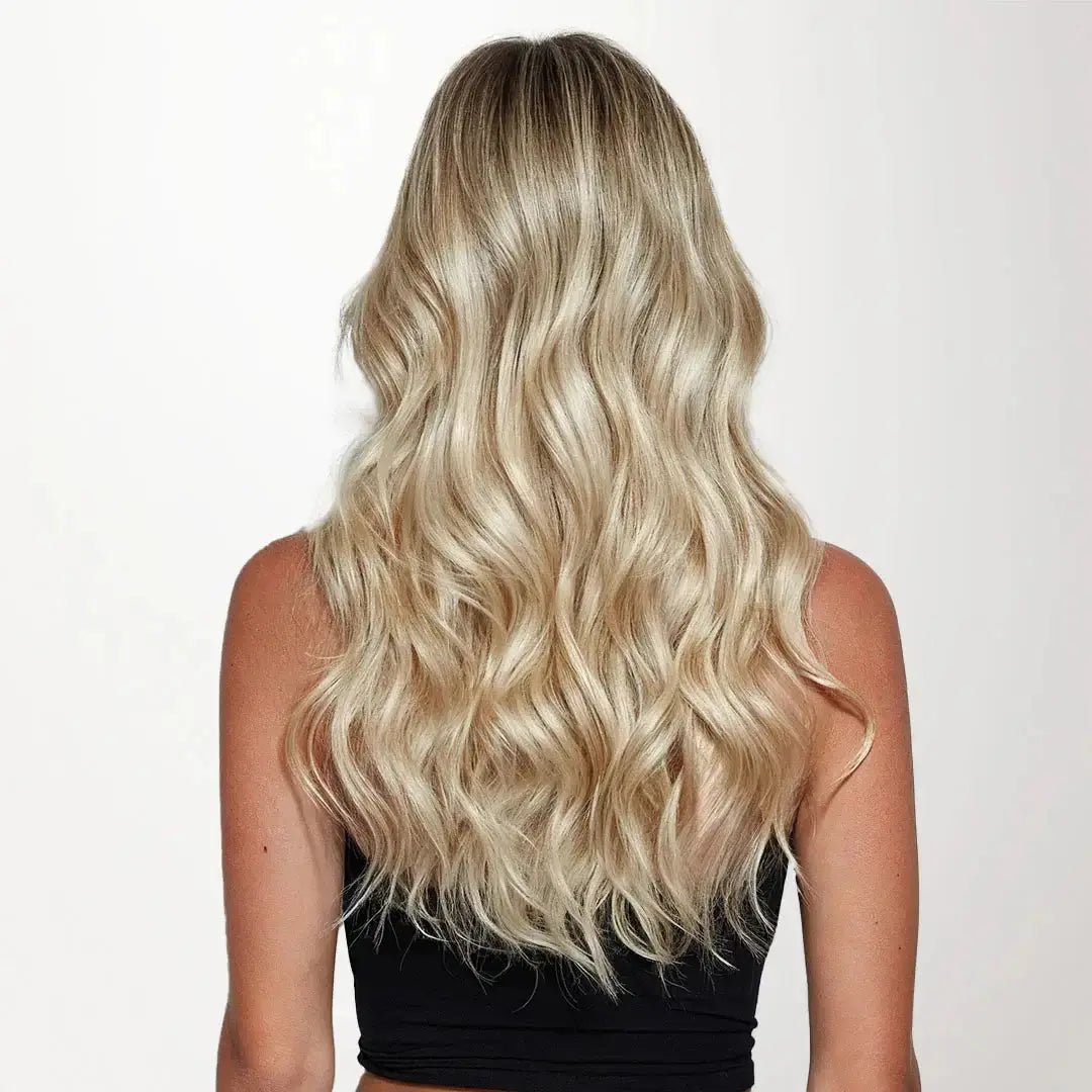 Invisible Tape-in – P18/613 Mörkblond till Ljusblond Balayage Min butik