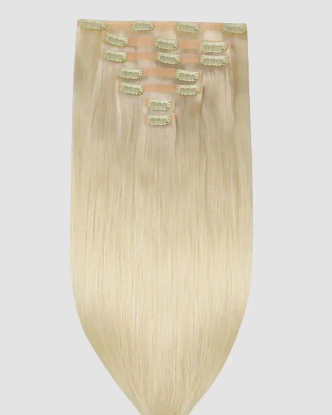 PU Clip-in 60A – Ljus Askblond