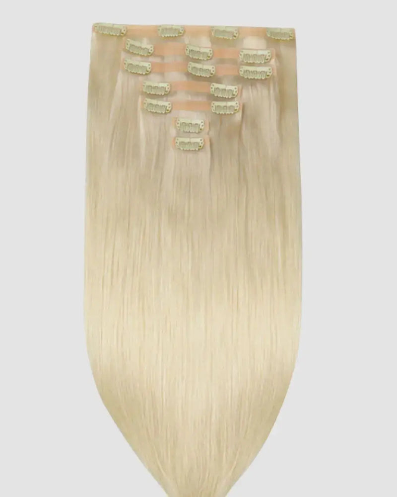 PU Clip-in 60A – Ljus Askblond