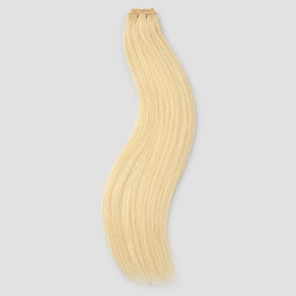 Butterfly Weft #60 – ljusblond med varma gyllene toner, Super Double Drawn, 50 g, 55 cm