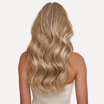 Genius weft, Naturlig Kallblond Balayage P18/60A Bsextensions
