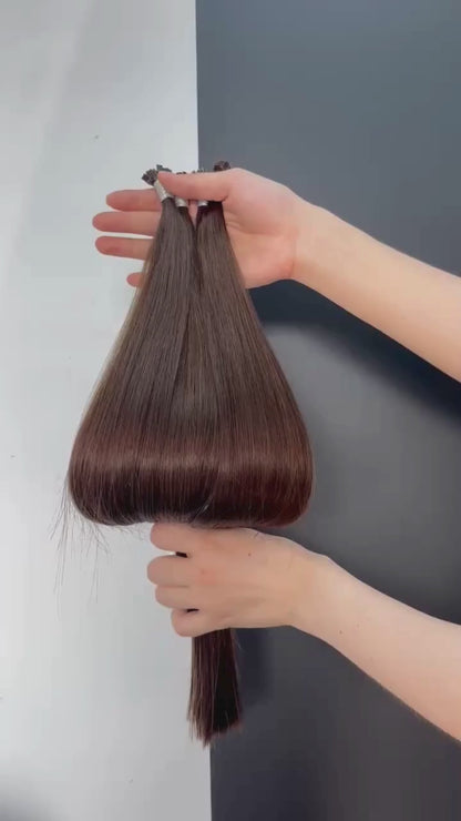 Flat Tip Keratin #4 – Mörkbrun Choklad